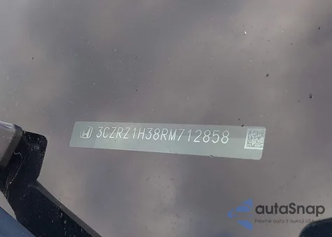 2024 Honda Hr-V 2Wd Lx z USA, uszkodzony, nr VIN 3CZRZ1H38RM712858